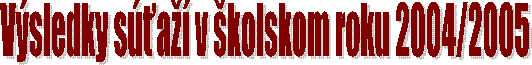 Vsledky sa